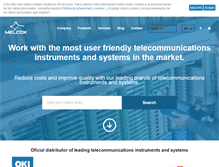Tablet Screenshot of melcox.com